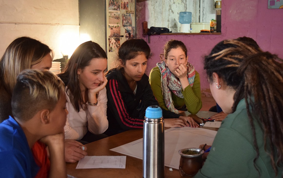 imagen Trabajan para recuperar espacios comunes en el Barrio Belgrano de Las Heras