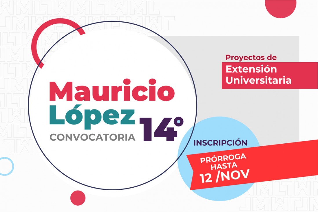 imagen ¡Extendimos el plazo! 14ta Convocatoria de Proyectos Mauricio López