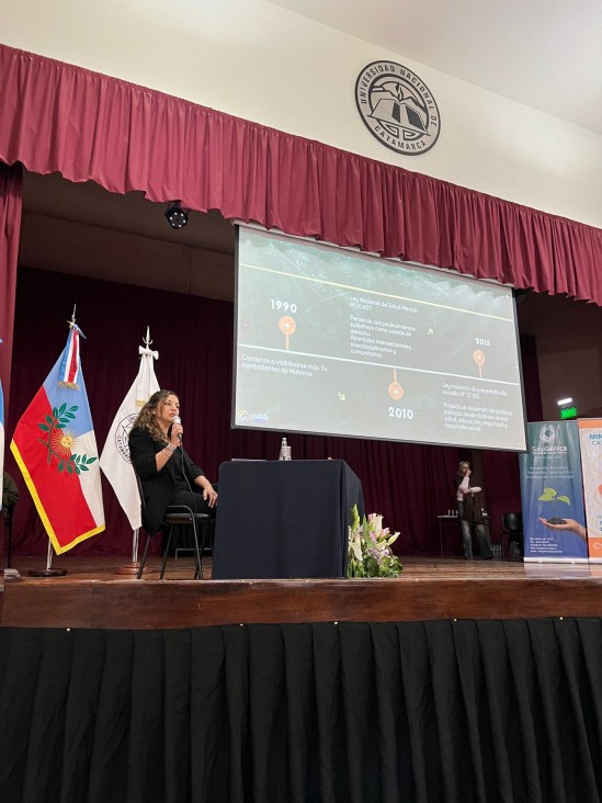 imagen La Dirección de Salud Estudiantil participó  en el IV Congreso Internacional sobre Conductas Suicidas en la Universidad Nacional de Catamarca