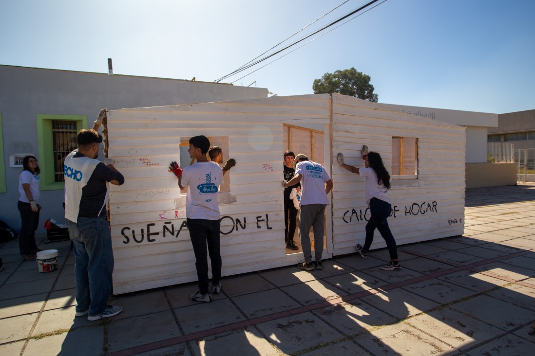 imagen Techo eligió la UNCUYO para presentar su campaña de construcción de viviendas en Mendoza