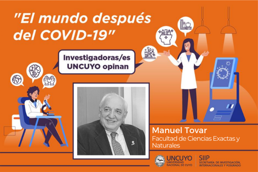 imagen Manuel Tovar: "Deberemos buscar maneras creativas para organizar una sociedad mejor, donde la libertad, la igualdad y la solidaridad tengan su lugar y equilibrio" 