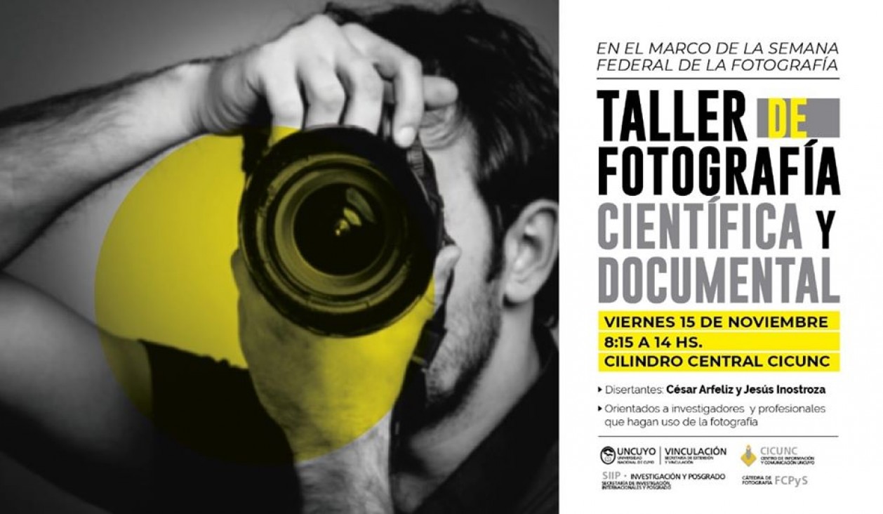 imagen Taller de fotografía científica y documental