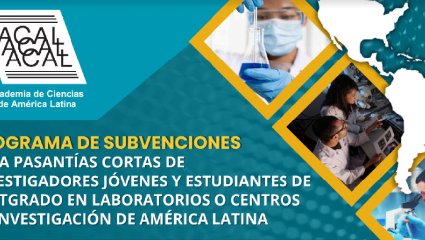 imagen que ilustra noticia Programa de subvenciones para pasantías cortas en laboratorios o centros de investigación de América Latina