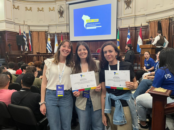 imagen Estudiantes de posgrado UNCUYO representaron a la universidad en las XXXI Jornadas de Jóvenes Investigadores de AUGM en Montevideo