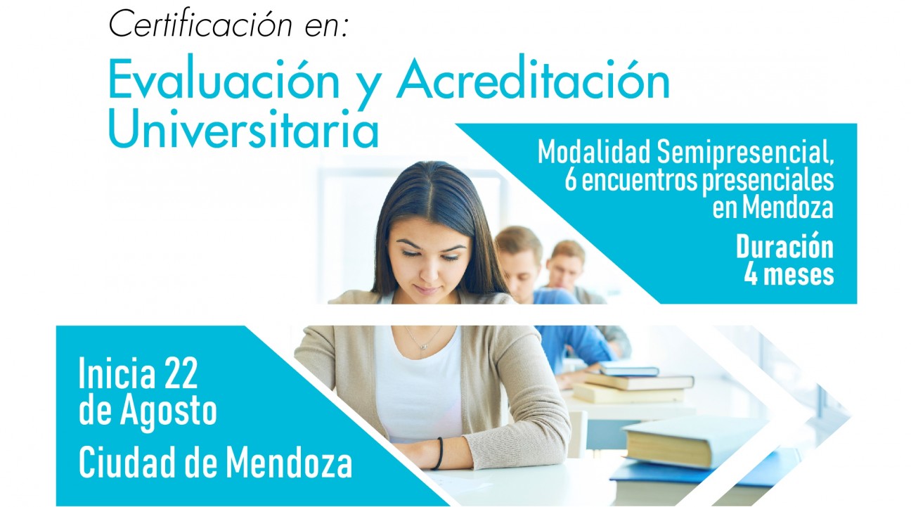 imagen Curso de Certificación en Evaluación y Acreditación Universitaria. Inscripciones abiertas.