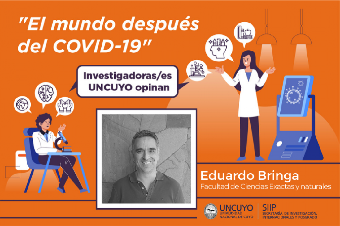 imagen Eduardo Bringa: "Se debe incentivar la realización de estudios con herramientas informáticas de simulación y de seguimiento para planificar cuarentenas intermitentes"