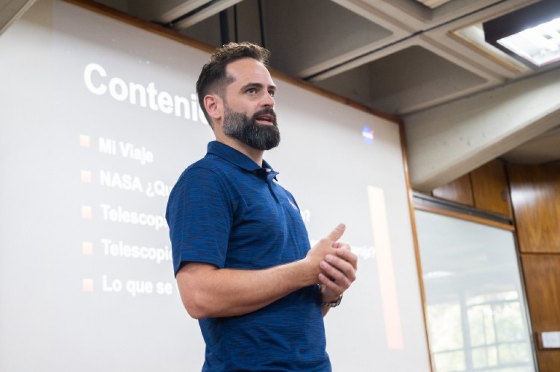 imagen Científico mendocino compartió su experiencia de trabajo en la NASA