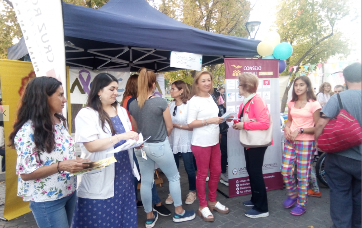 imagen El Consejo Social Zona Sur participó de la Feria de Salud en San Rafael.