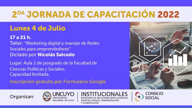 imagen Se realizará una capacitación en marketing digital