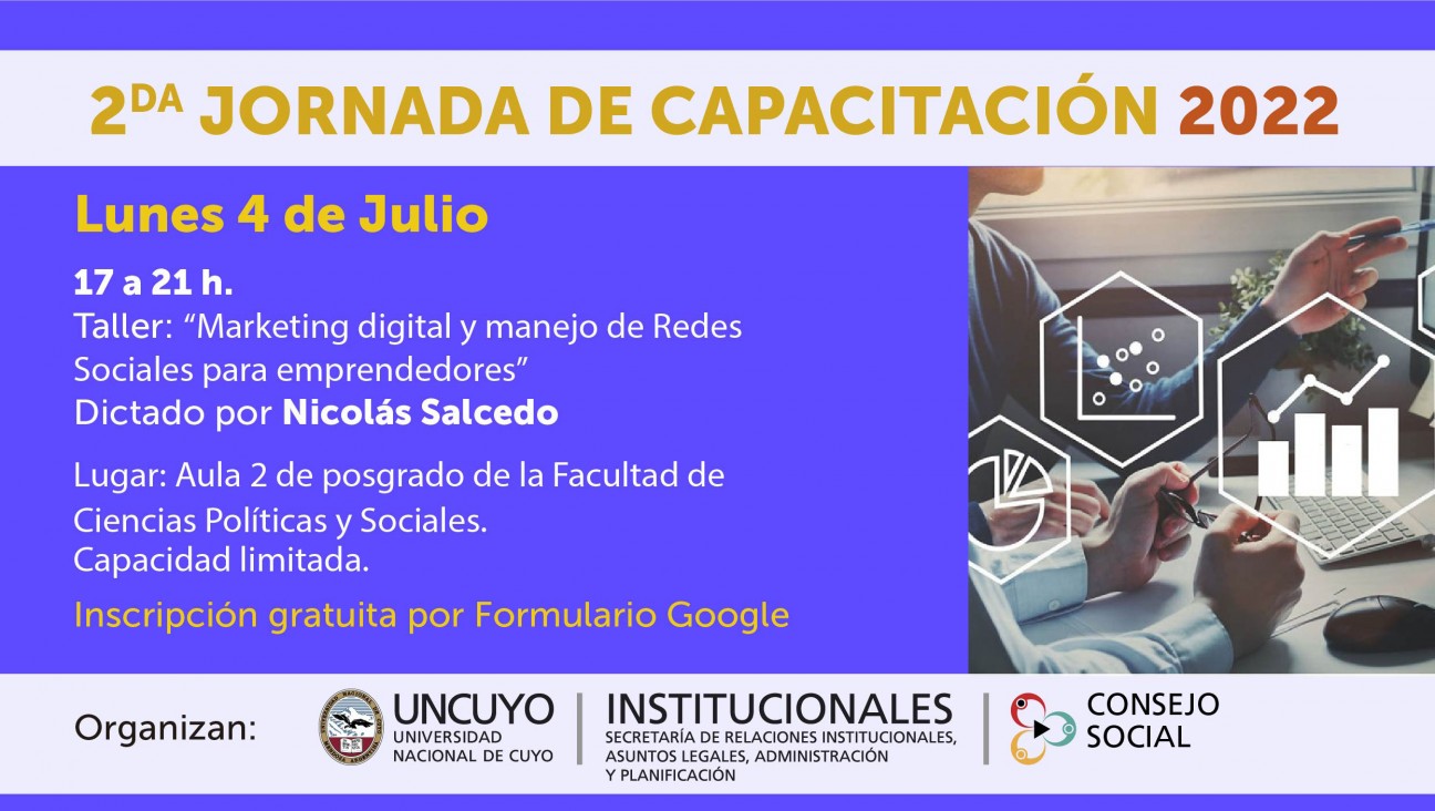 imagen Se realizará una capacitación en marketing digital