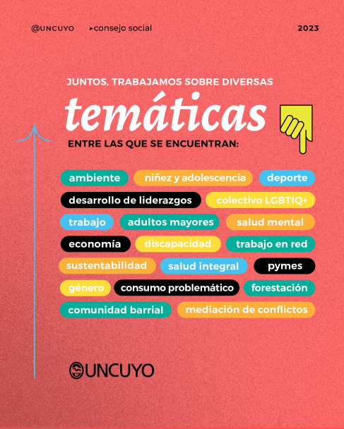 imagen El Consejo Social invita a organizaciones a sumarse a su red de trabajo