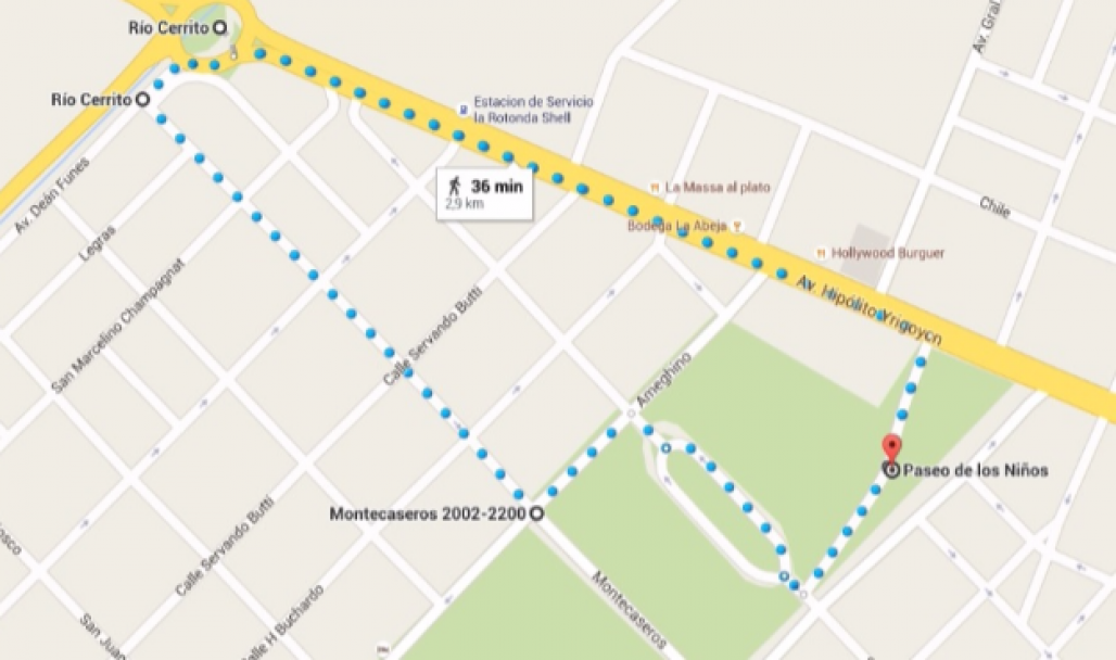 imagen El recorrido de los 3 kilómetros de caminata contra el cáncer