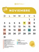 imagen Calendario descargable Noviembre