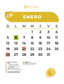 imagen Calendario Enero