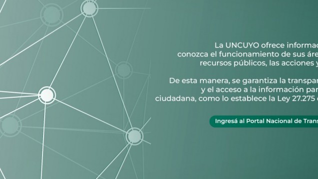 imagen La UNCUYO renovó su Portal de Transparencia