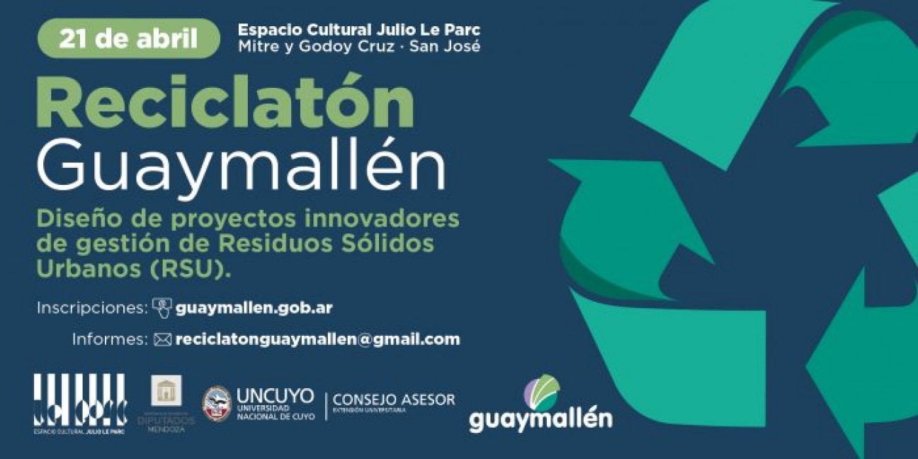 imagen Se viene el primer hackatón ambiental "Reciclatón Guaymallén"