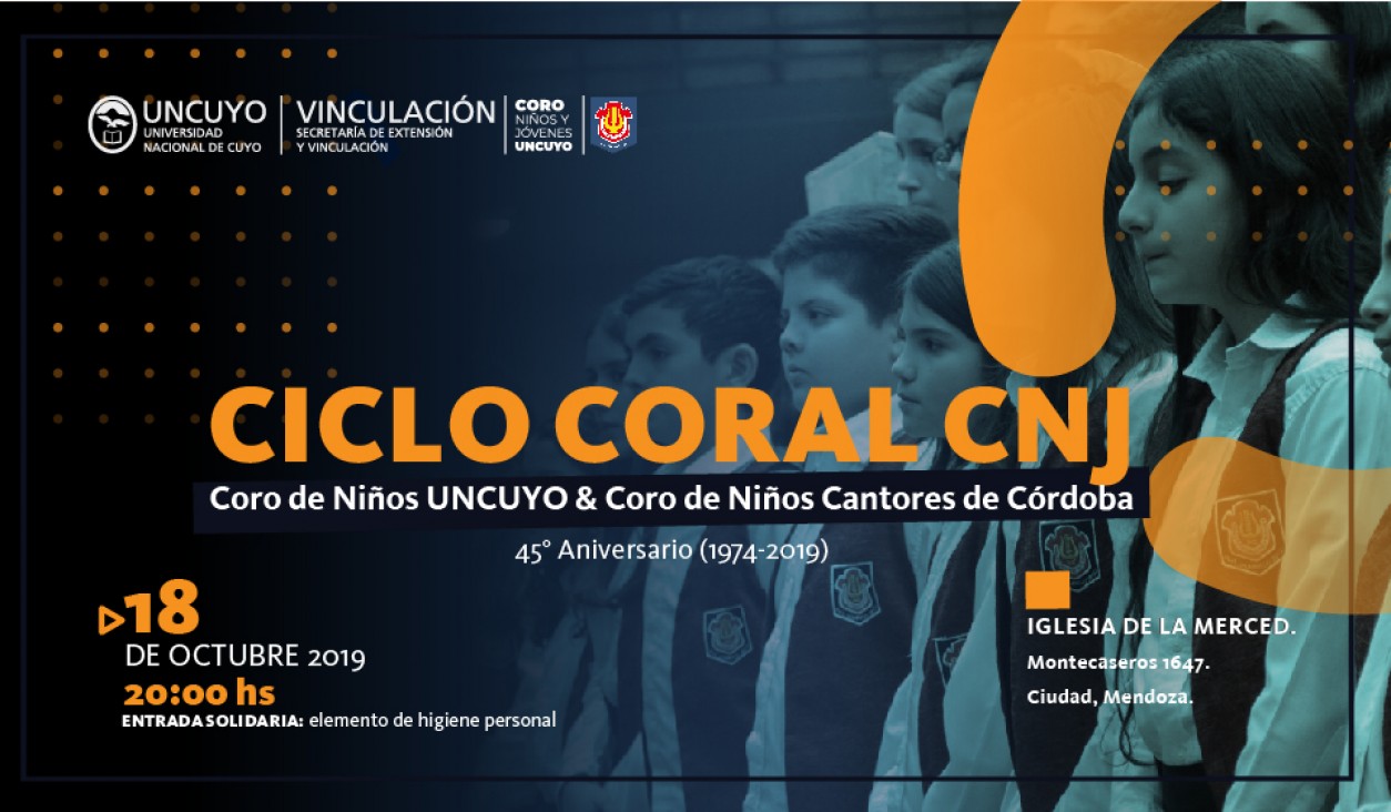 imagen  Ciclo Coral Coro de Niños y Jóvenes  –  45° Aniversario