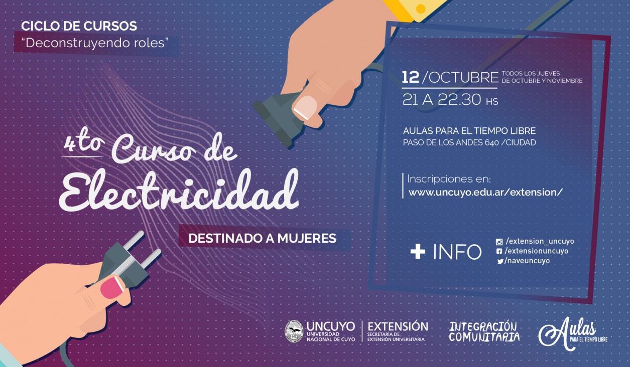 imagen Nueva convocatoria para participar del curso de electricidad para mujeres