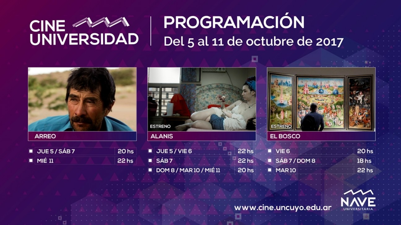 imagen Programación de Cine Universidad del 5 al 11 de octubre