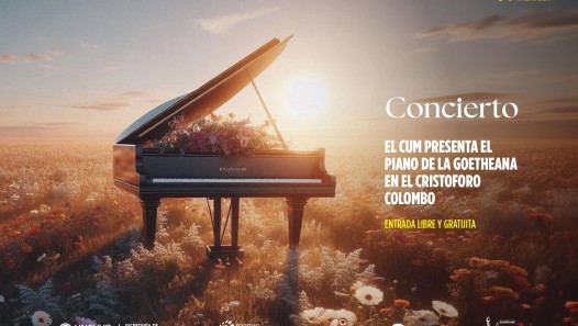 imagen El piano de la Goetheana llega al Cristóforo Colombo y lo inaugura el Coro Universitario de Mendoza 