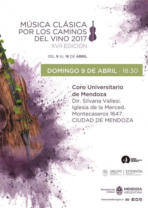 imagen El Coro Universitario participará en el Festival «Música Clásica por los Caminos del Vino»