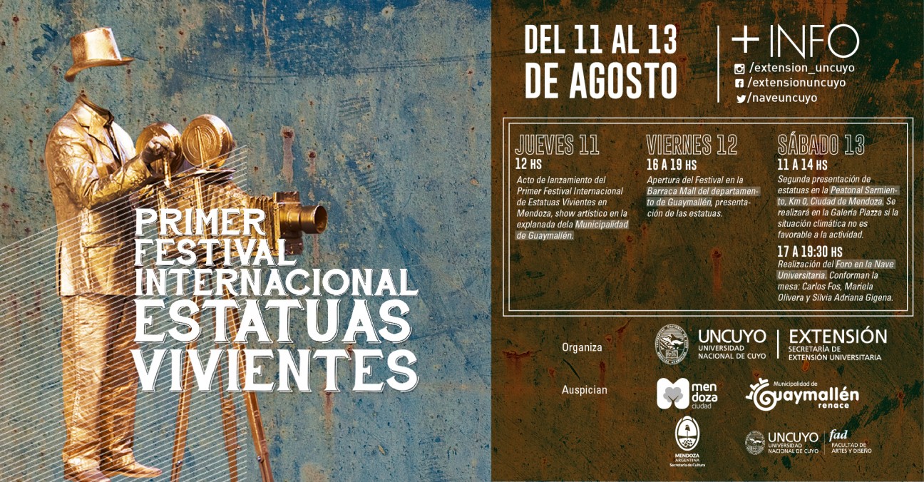 imagen Se realizará el Primer Festival Internacional de Estatuas Vivientes