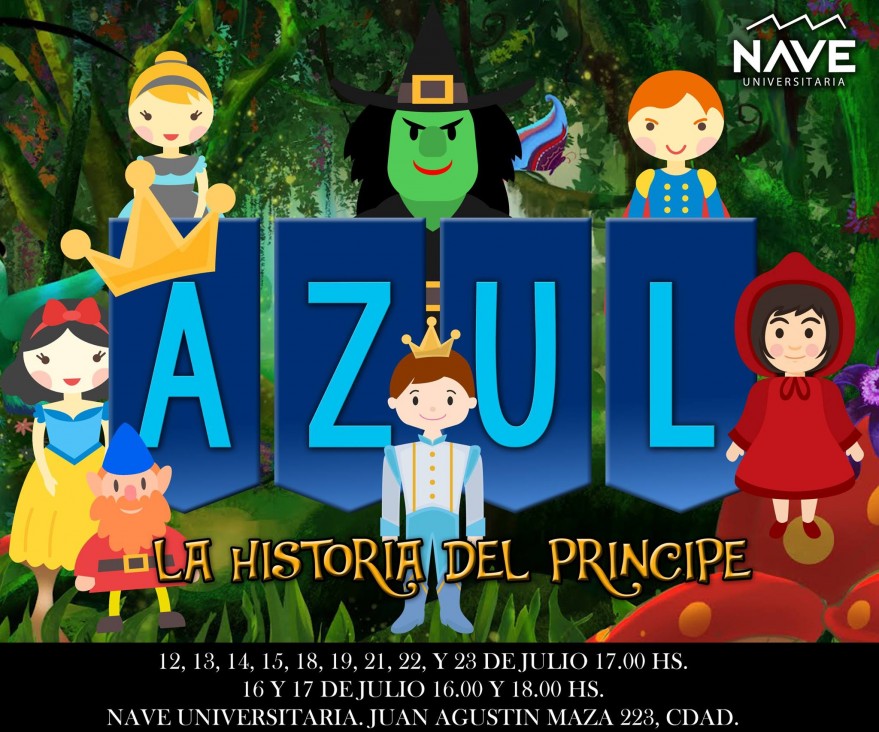 imagen "Azul, la historia del Príncipe" en la Nave Universitaria