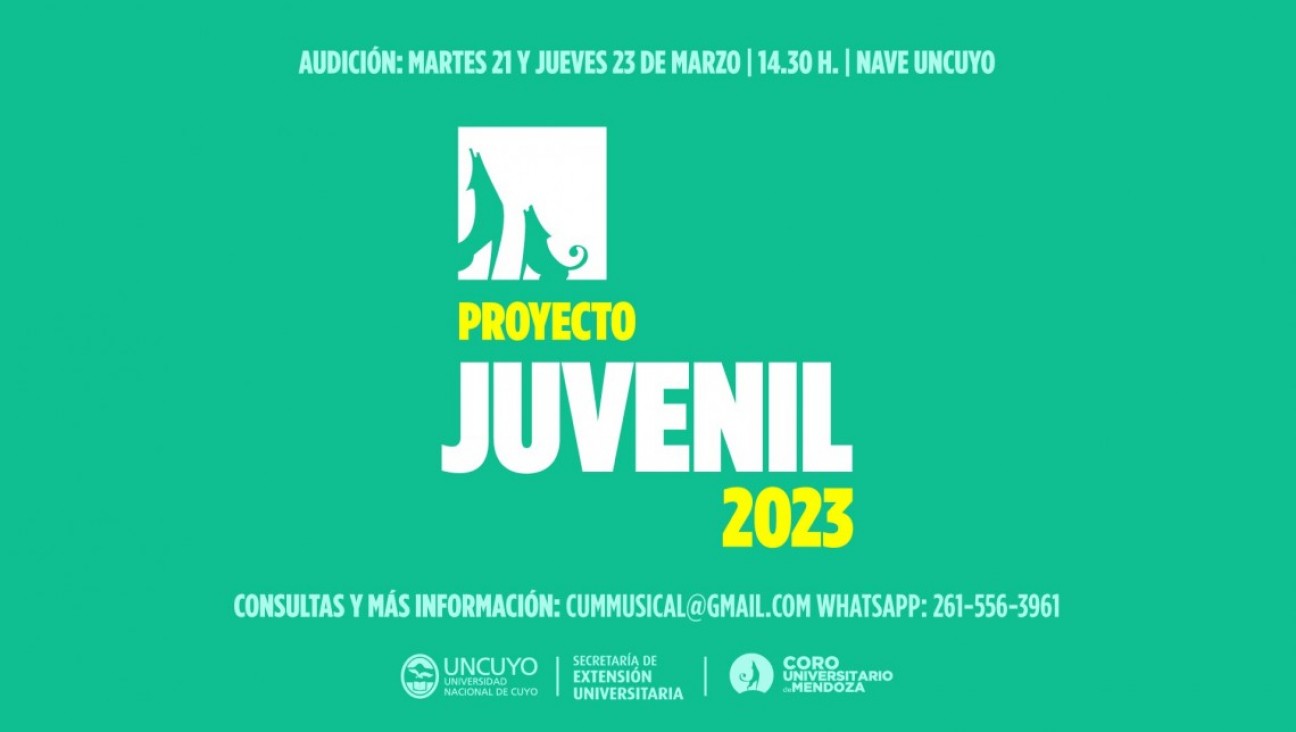 imagen El CUM realizará una audición para jóvenes para un Concierto de Primavera