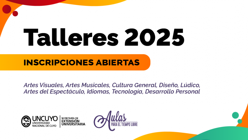 imagen que ilustra noticia Inscripciones abiertas para los talleres 2025 de las Aulas para el Tiempo Libre