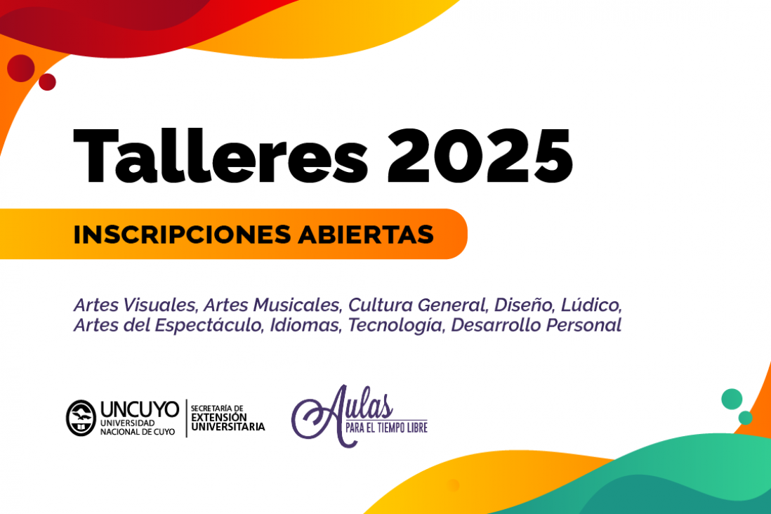 imagen Inscripciones abiertas para los talleres 2025 de las Aulas para el Tiempo Libre