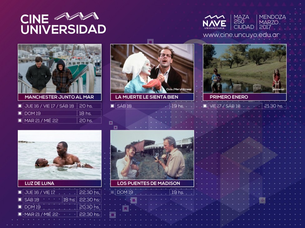 imagen Programación Cine Universidad del 16 al 22 de marzo