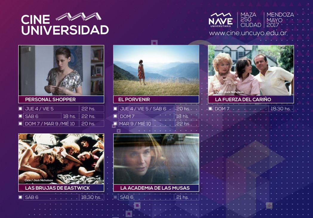 imagen Programación de Cine Universidad del 4 al 10 de mayo