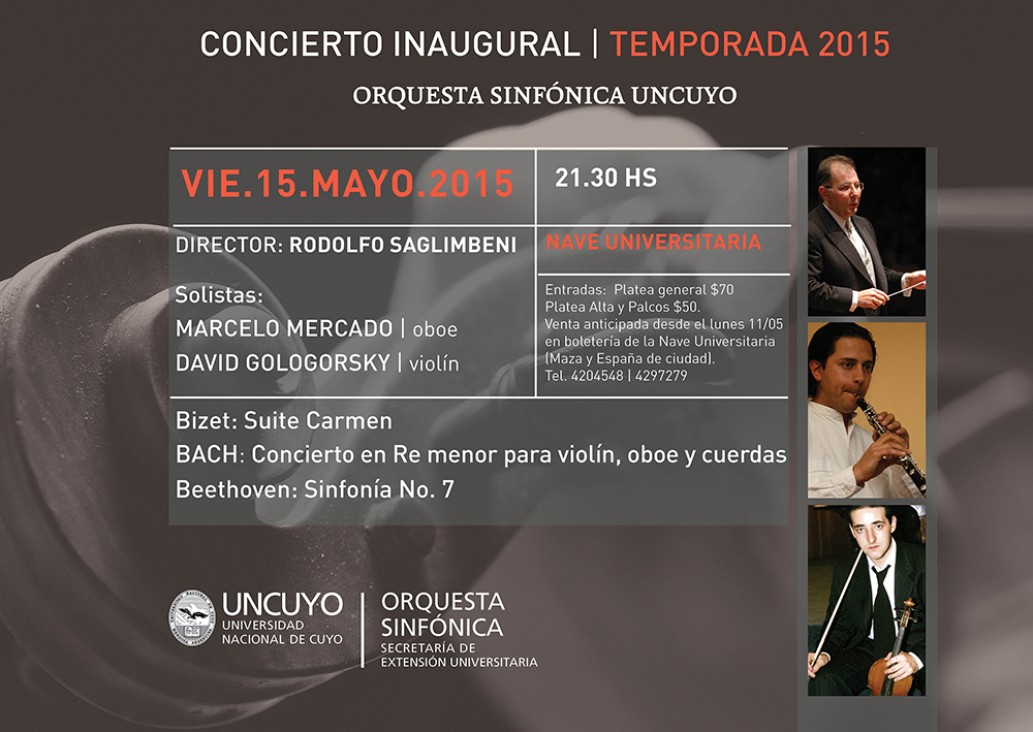 imagen Comienza la temporada 2015 de la Orquesta Sinfónica en la Nave Universitaria