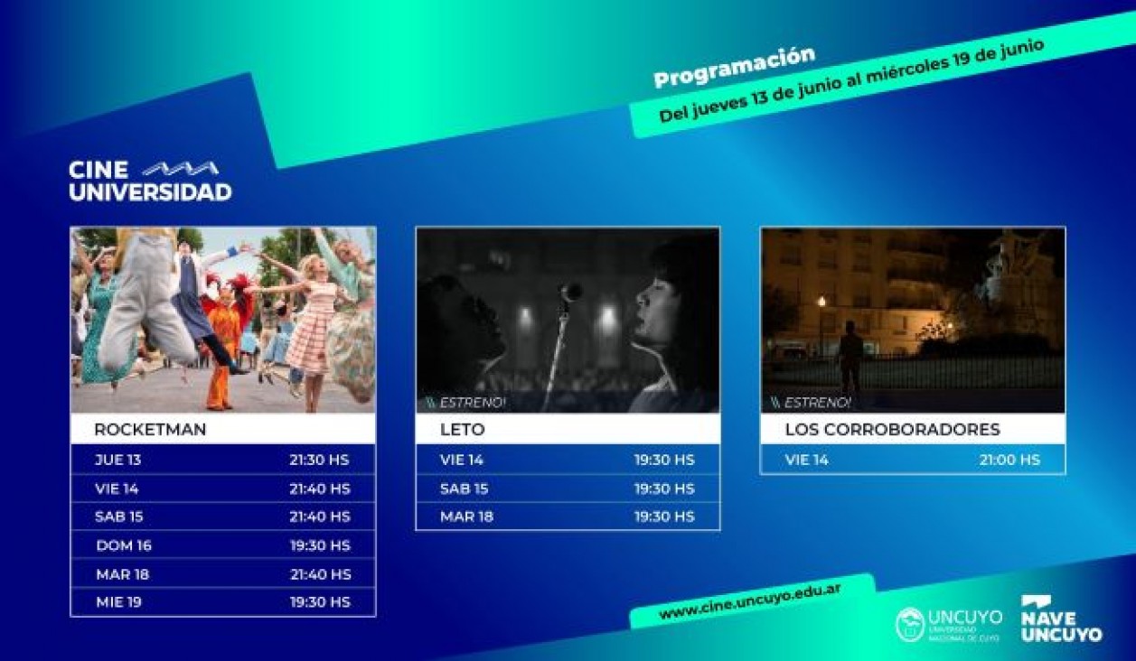 imagen Programación Cine Universidad del 13 al 19 de junio