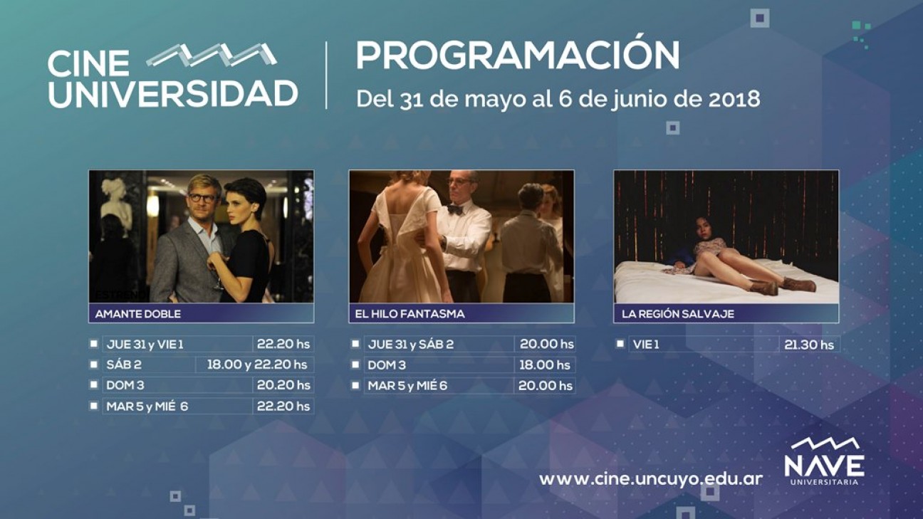 imagen Programación de Cine Universidad del 31 de mayo al al 6 de junio