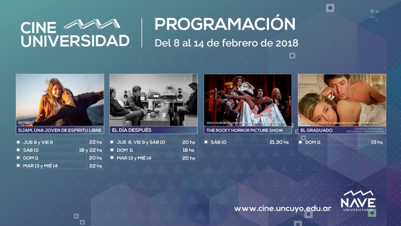 imagen Programación de Cine Universidad del 8 al 14 de febrero