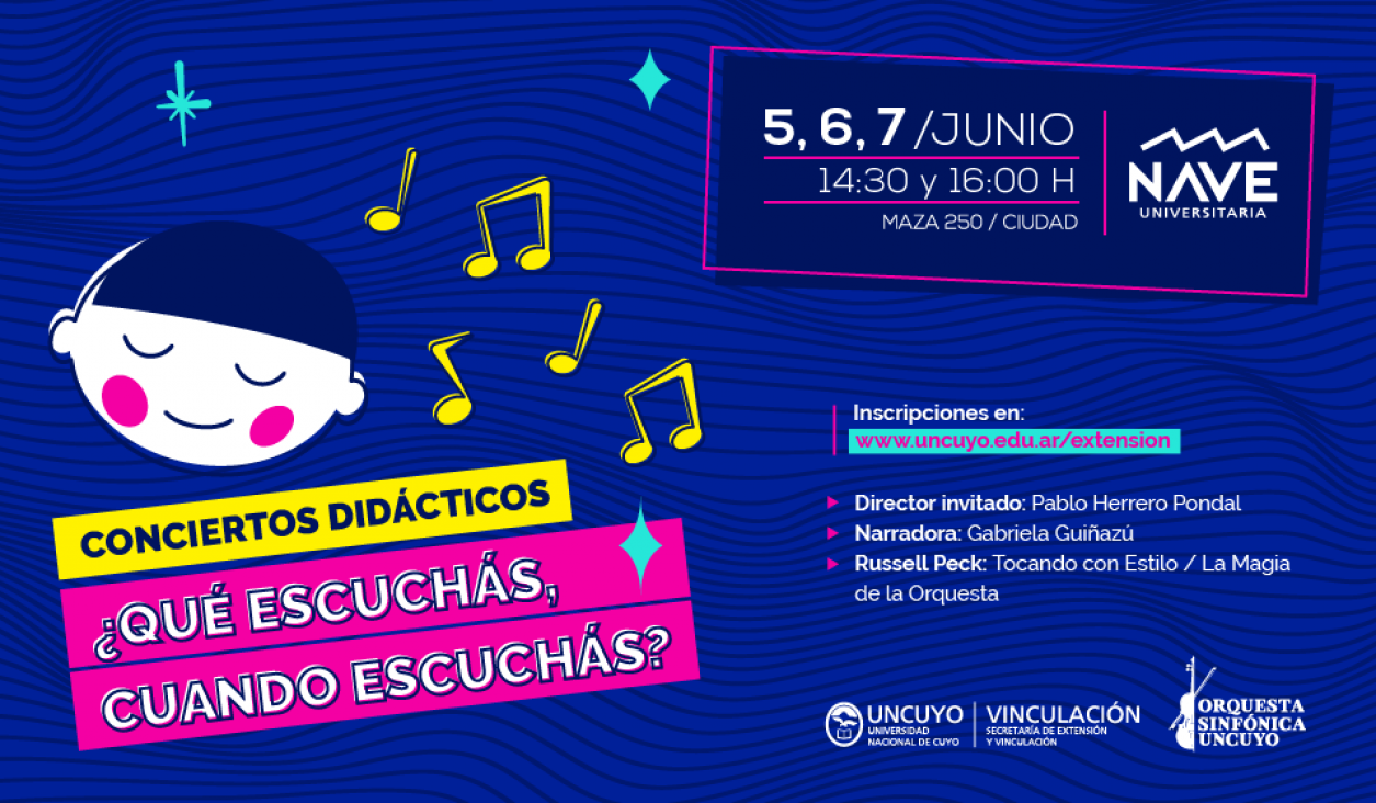 imagen «¿Qué escuchás, cuando escuchás?» Conciertos didácticos de la Orquesta Sinfónica 