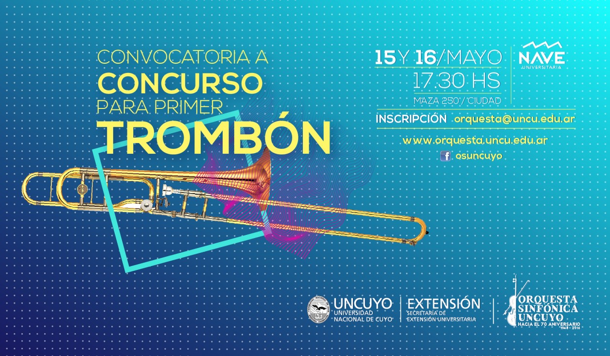 imagen La Orquesta Sinfónica llama a concurso para Primer Trombón Solista