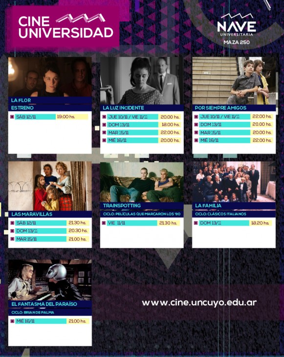 imagen Programación del Cine Universidad del 10 al 16 de noviembre