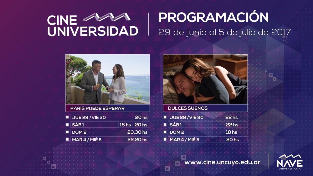 imagen Programación de Cine Universidad del 29 de junio al 5 de julio