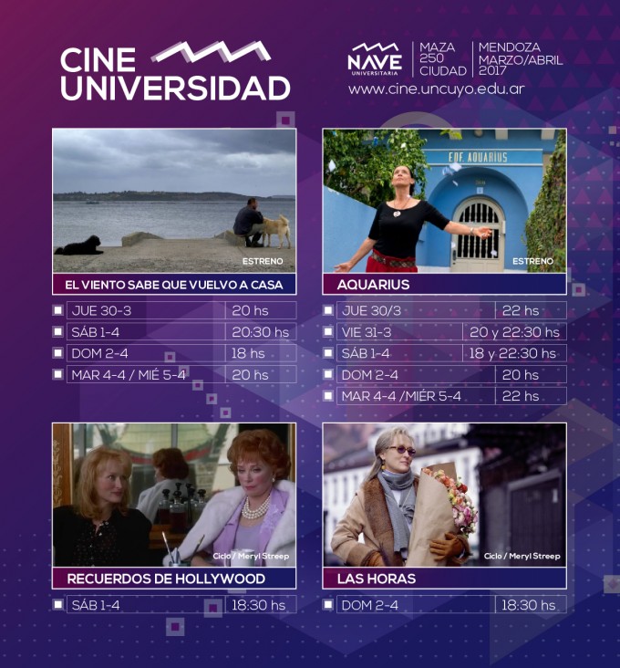 imagen Programación Cine Universidad del 30 de marzo al 5 de abril