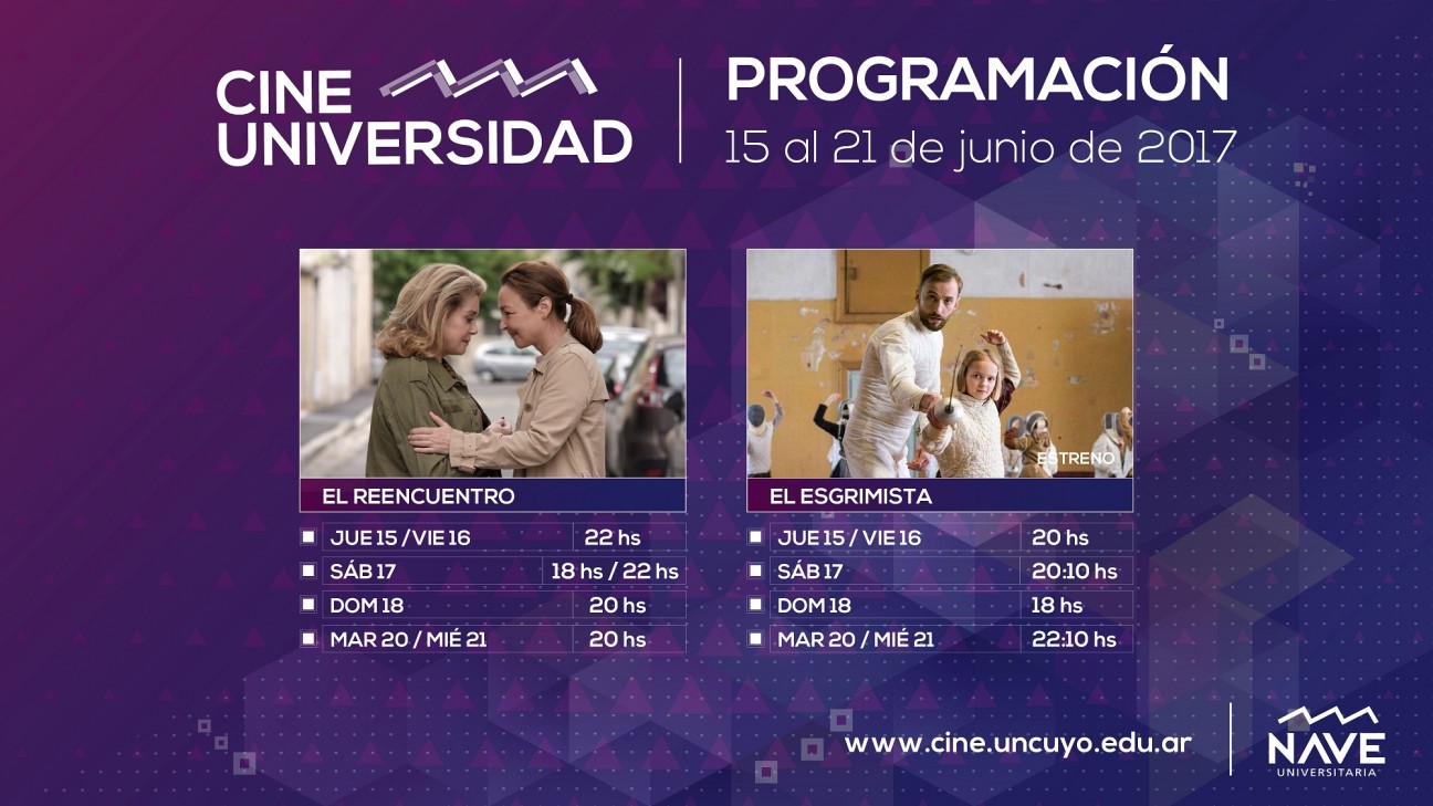 imagen Programación de Cine Universidad del 15 al 21 de junio