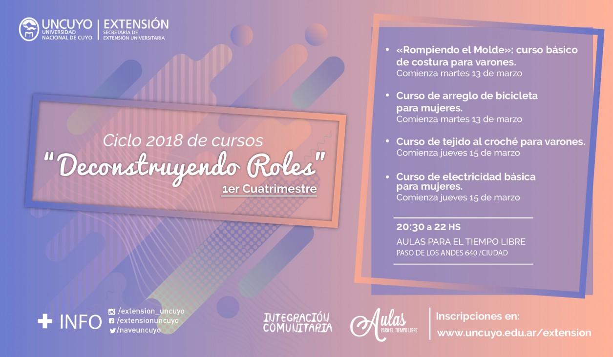 imagen «Deconstruyendo roles» comienza el año con nuevos talleres