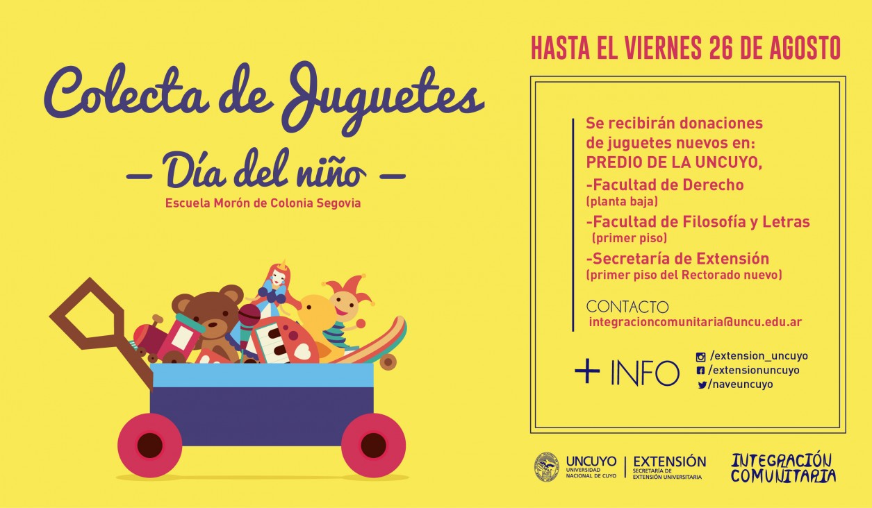 imagen Se realizará una colecta de juguetes para el Día del niño/a