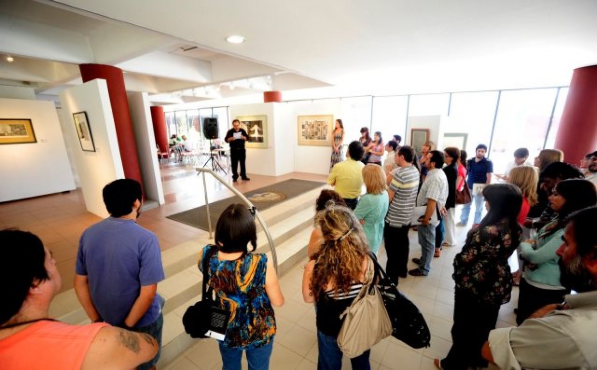 imagen Inauguraron muestra del artista Ricardo Scilipoti en el Espacio de Arte del Rectorado