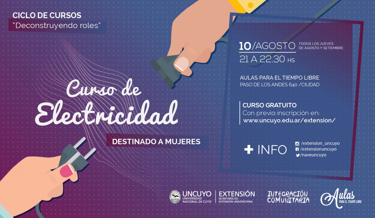 imagen Se dictará un curso de electricidad para mujeres