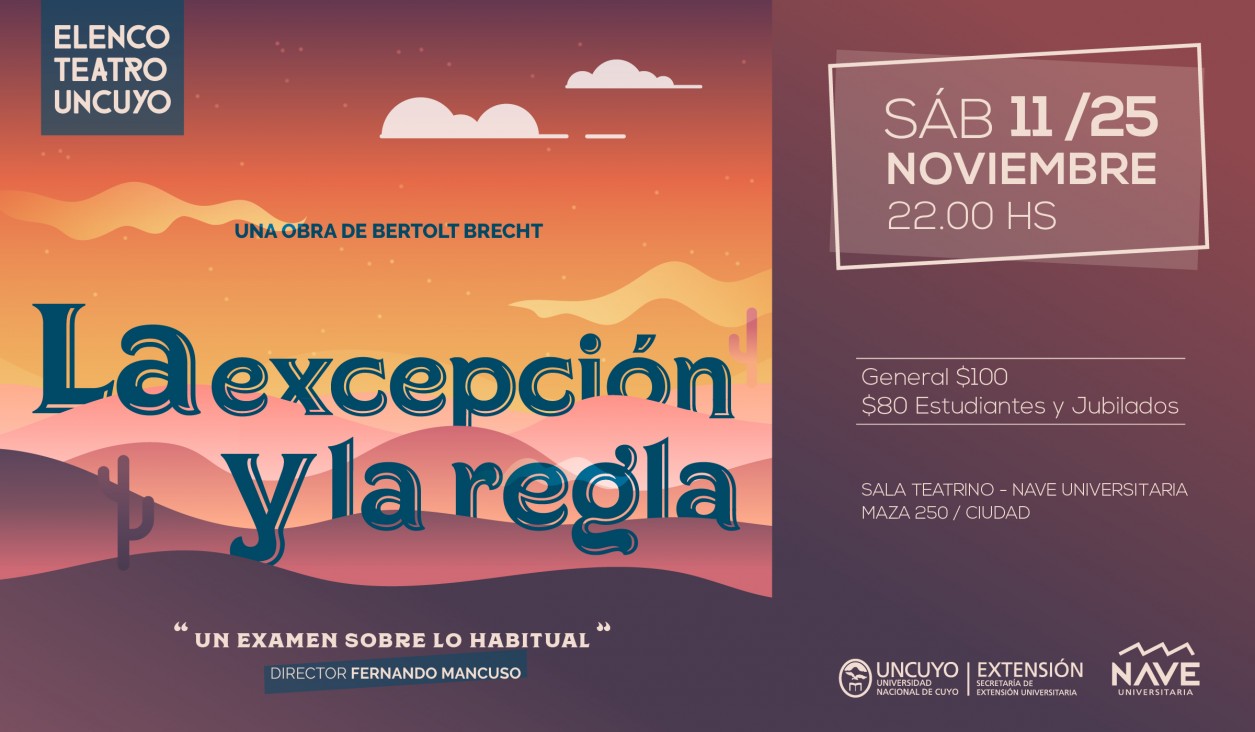 imagen "La excepción y la regla" de Bertolt Brecht se presentará en la Nave Universitaria