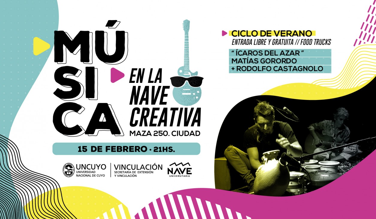 imagen Se presenta el dúo «Ícaros del Azar» en el ciclo de música en la Nave Creativa