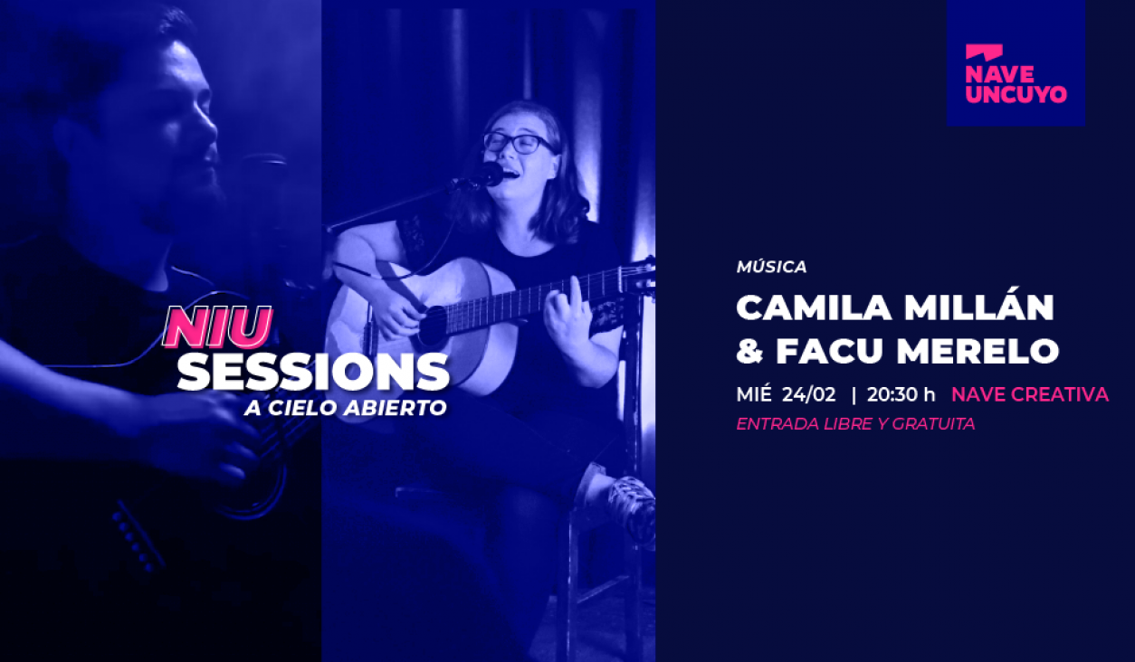 imagen Cami Millán y Facu Merelo inician las NiU Sessions a cielo abierto