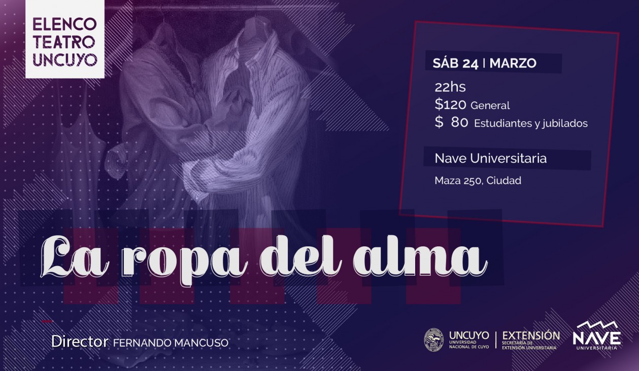 imagen «La ropa del alma» se presenta en la Nave Universitaria